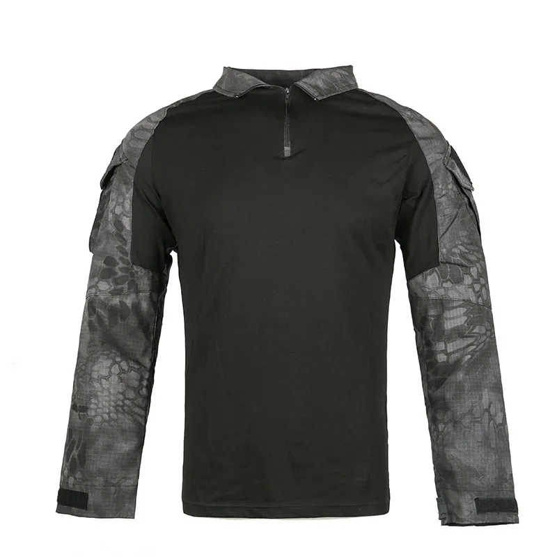 Économie de randonnée en plein air pour hommes, chemise à manches longues, vêtements de sport en coton, CP CamSolomon, chasse et escalade, saut militaire, armée