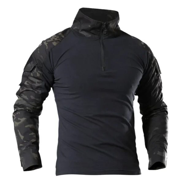 Économie de randonnée en plein air pour hommes, chemise à manches longues, vêtements de sport en coton, CP CamSolomon, chasse et escalade, saut militaire, armée – Image 3