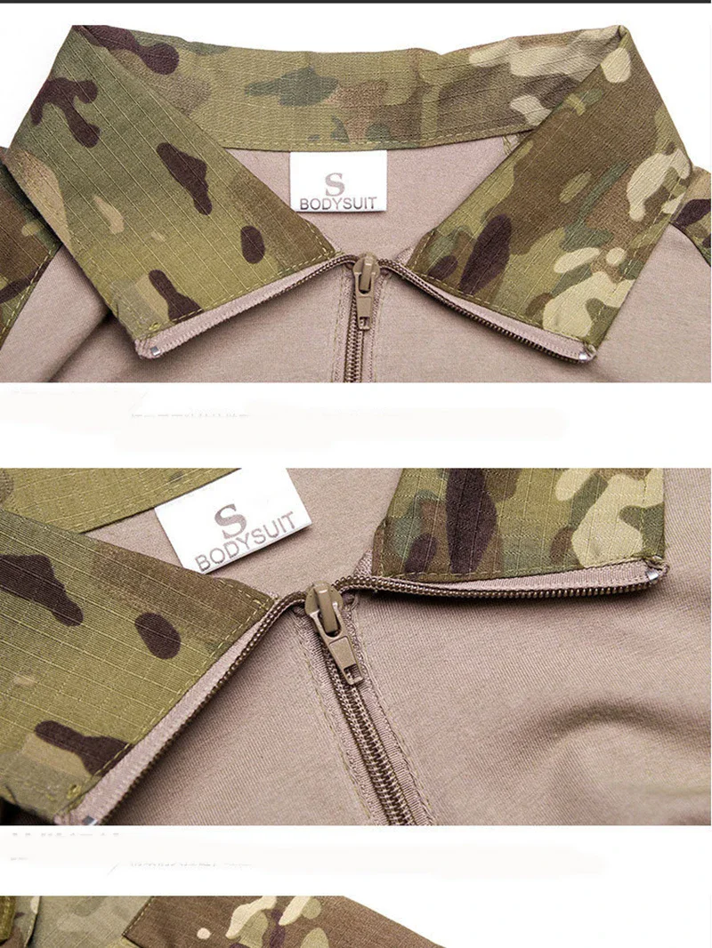 Économie de randonnée en plein air pour hommes, chemise à manches longues, vêtements de sport en coton, CP CamSolomon, chasse et escalade, saut militaire, armée