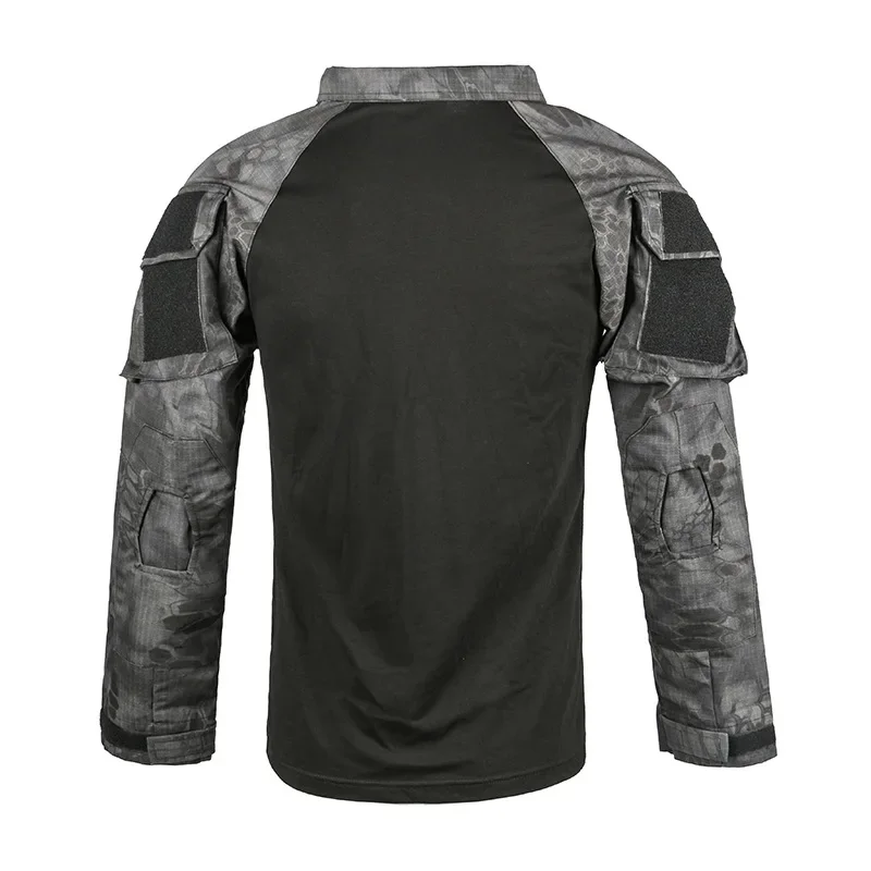 Économie de randonnée en plein air pour hommes, chemise à manches longues, vêtements de sport en coton, CP CamSolomon, chasse et escalade, saut militaire, armée