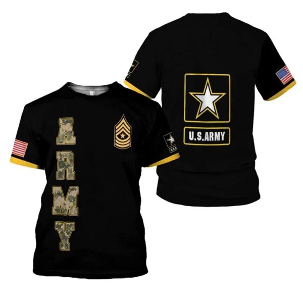 T-shirt imprimé en 3D du corps de l'armée pour hommes et femmes, chemise à manches courtes, vêtements de sport, t-shirt pour garçon, été, nouveau, 2024 – Image 5