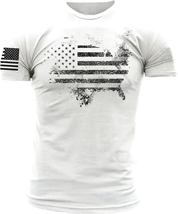 US Flag-White