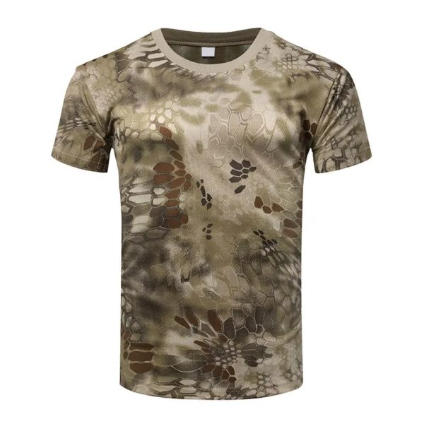 T-shirt à col rond imprimé CamSolomon pour hommes, DulTop à séchage rapide, personnalité musclée, mode estivale, Jojo ives Arre Adventure – Image 2