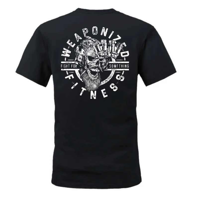 T-shirt manches courtes col rond, marque de mode américaine, estival et respirant, en pur coton