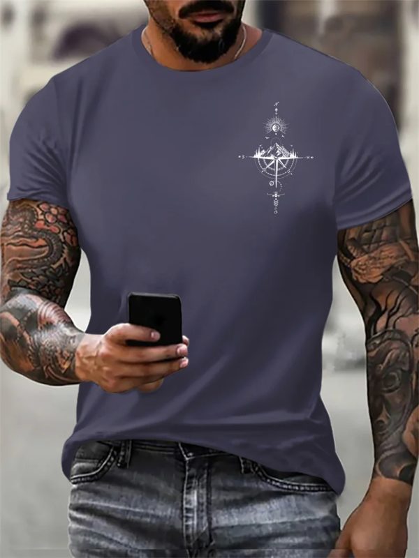 T-shirt à manches courtes imprimé en 3D pour hommes, vert armée, mode estivale, sports de plein air, décontracté, grande taille, t-shirt de rue à col rond, Y-6XL – Image 6