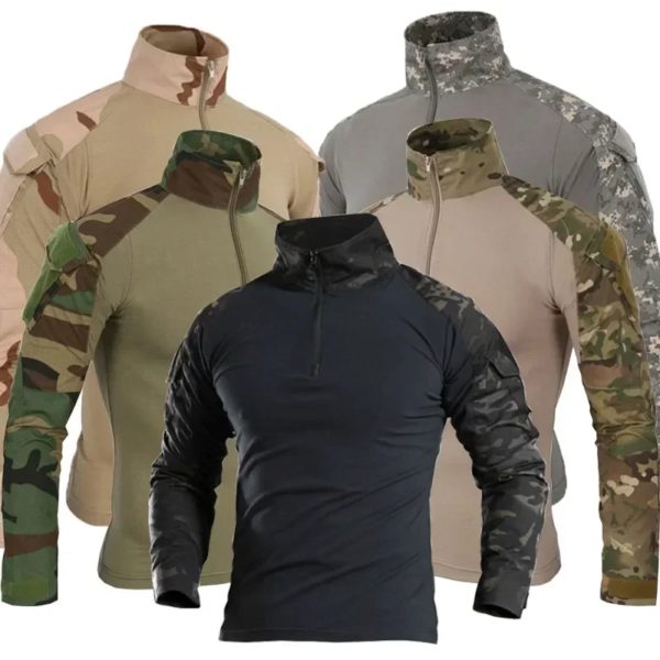 Skip Uniform Shirt CamSolomon US Taille asiatique S-3XL Cargo dehors Y-Airsoft Paintball DulT-Shirts Randonnée