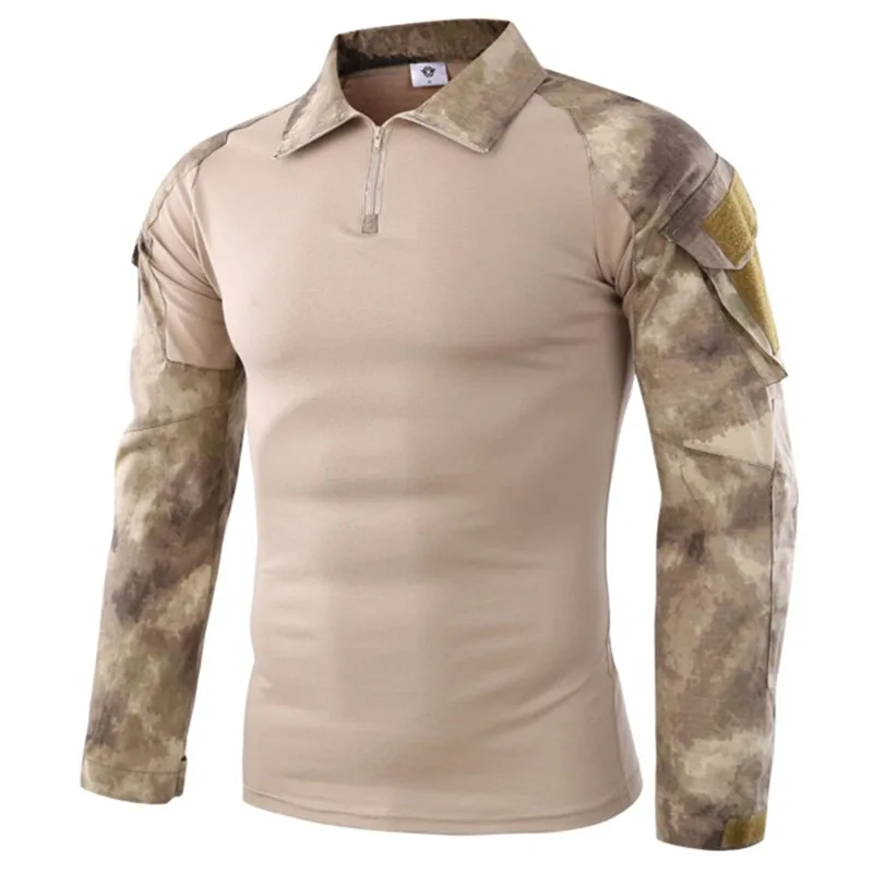 Skip Uniform Shirt CamSolomon US Taille asiatique S-3XL Cargo dehors Y-Airsoft Paintball DulT-Shirts Randonnée