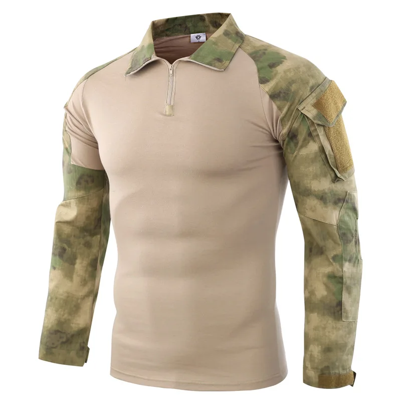 Skip Uniform Shirt CamSolomon US Taille asiatique S-3XL Cargo dehors Y-Airsoft Paintball DulT-Shirts Randonnée