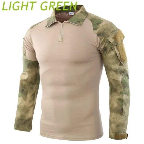 Skip Uniform Shirt CamSolomon US Taille asiatique S-3XL Cargo dehors Y-Airsoft Paintball DulT-Shirts Randonnée – Image 6