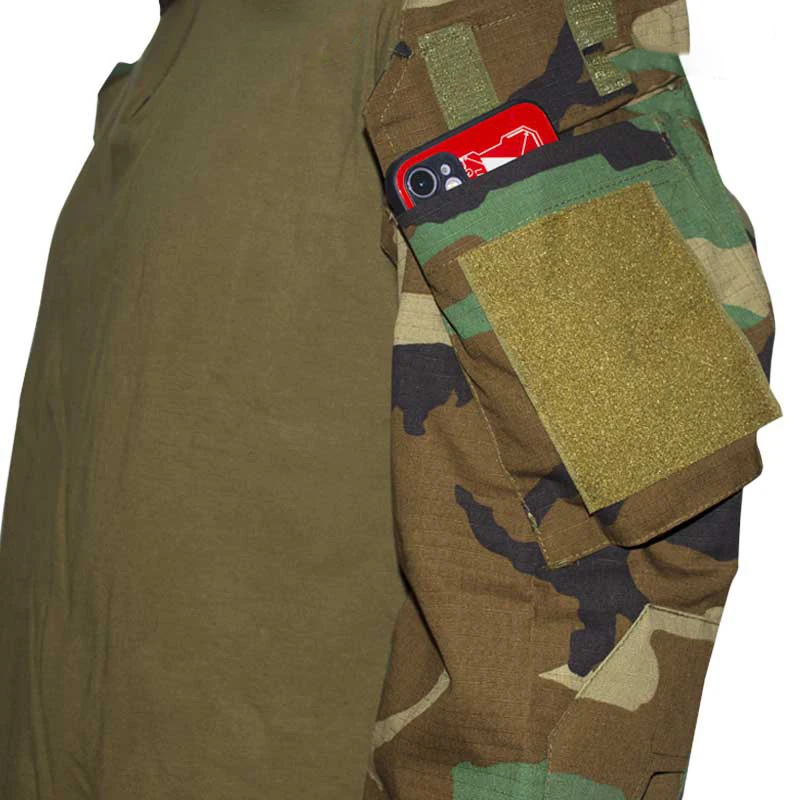 Skip Uniform Shirt CamSolomon US Taille asiatique S-3XL Cargo dehors Y-Airsoft Paintball DulT-Shirts Randonnée