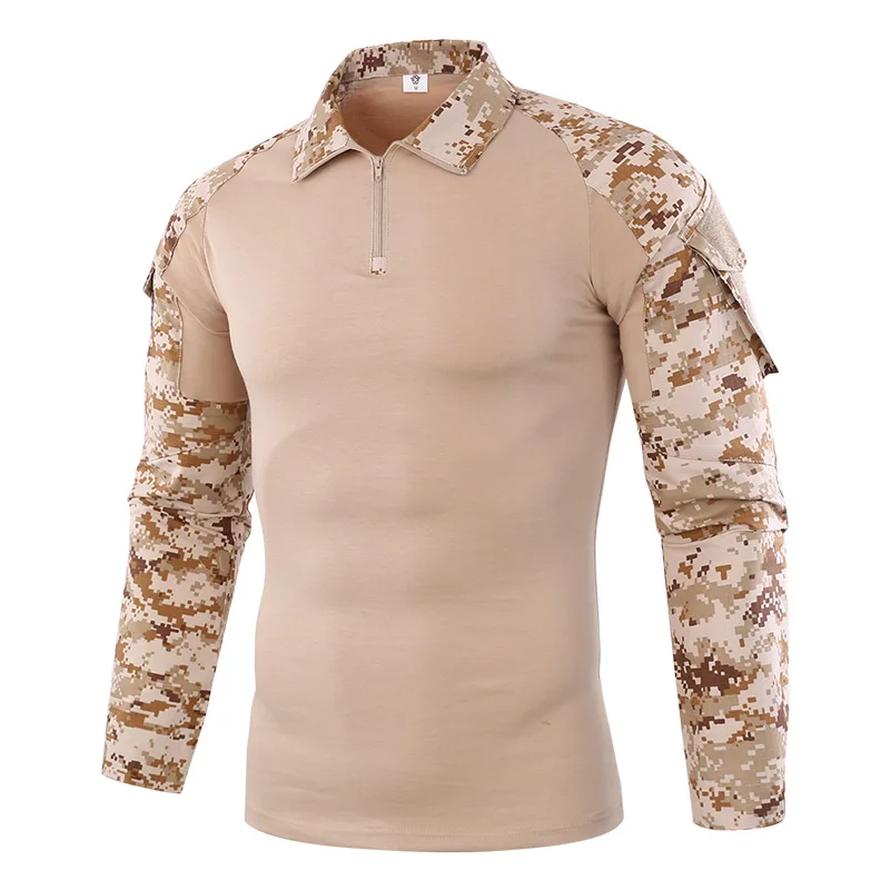 Skip Uniform Shirt CamSolomon US Taille asiatique S-3XL Cargo dehors Y-Airsoft Paintball DulT-Shirts Randonnée