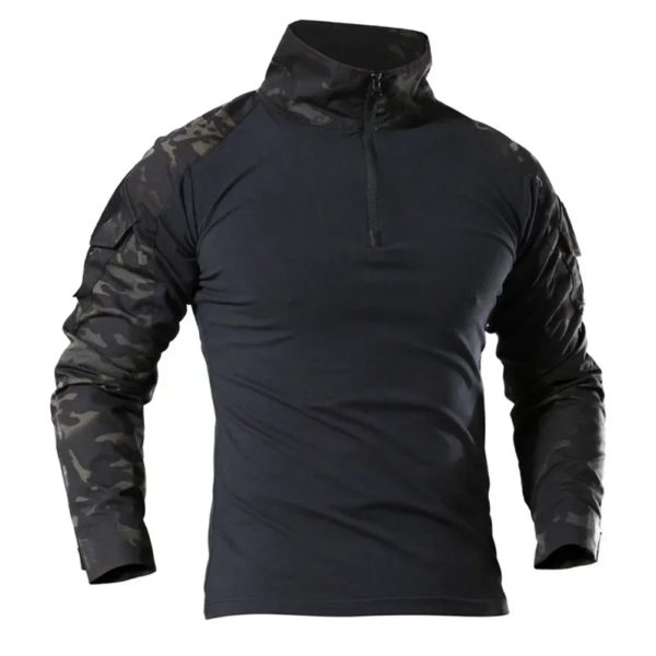 Skip Uniform Shirt CamSolomon US Taille asiatique S-3XL Cargo dehors Y-Airsoft Paintball DulT-Shirts Randonnée – Image 2