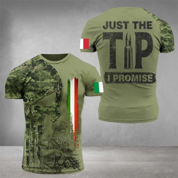 T-shirt à manches courtes imprimé camouflage italien 3D pour hommes, t-shirt classique, t-shirt de sport respirant, CamSolomon Y-Feel – Image 4