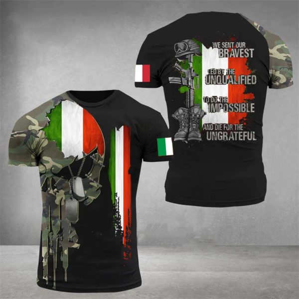 T-shirt à manches courtes imprimé camouflage italien 3D pour hommes, t-shirt classique, t-shirt de sport respirant, CamSolomon Y-Feel – Image 5