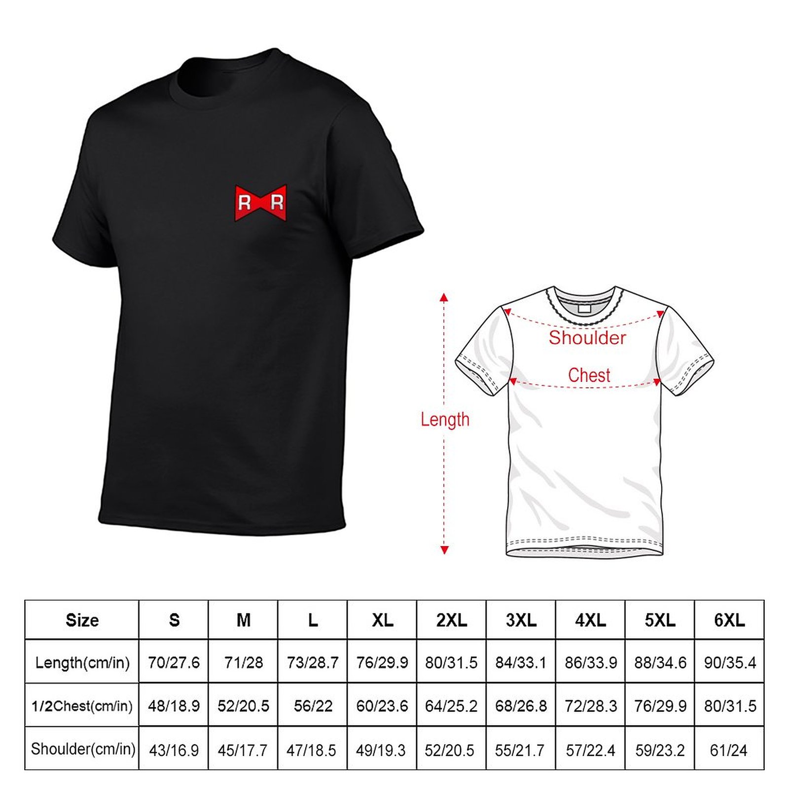T-Shirt de l'Armée avec Ruban Rouge pour Homme, Vêtement Hiphélicoptère, Nouvelle Collection