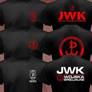 T-shirt des forces spéciales polonaises pour hommes, JWK, Jednostka, Wojskowa, KomandosSunset, Grom, Pologne