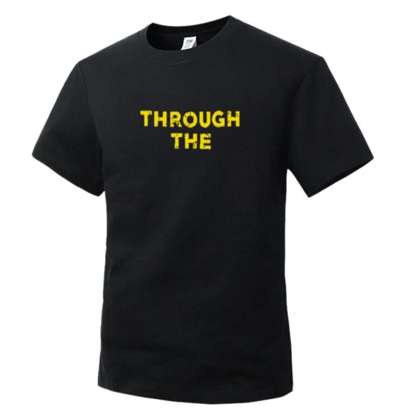 T-shirt à manches courtes pour homme, style rétro, col rond, avec imprimé classique américain, collection été 2024 – Image 3