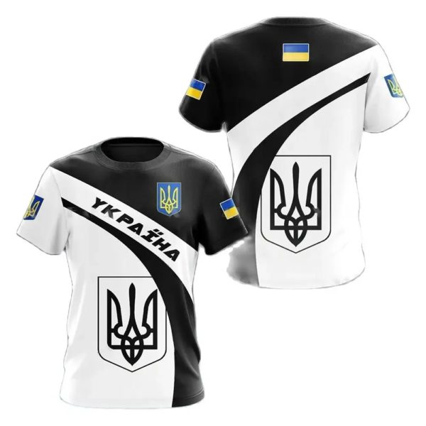Chemise à manches courtes pour hommes, T-shirt à col rond, Économie pour hommes, Streetwear respirant, Ukraine Feel, Armée CamSolomon, Y-21e, Été – Image 6