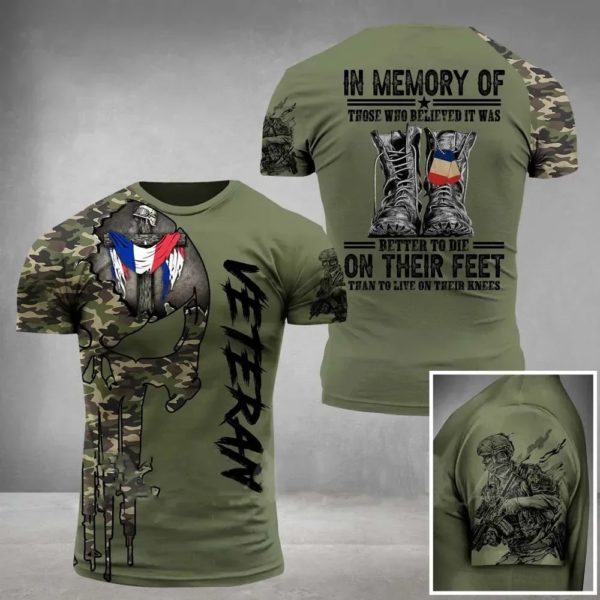 T-shirt Camo Commando pour Homme, Haut à Manches Courtes, Nouvelle Armée Vétéran Imprimé en 3D, Soldat Français, 6XL, Été 2024 – Image 3
