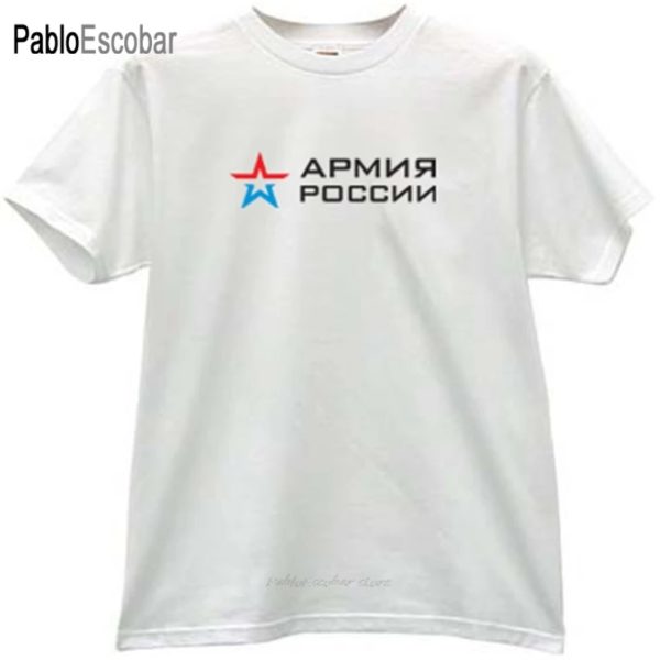T-shirt homme, en coton, de marque, armée de russie, Cool, patriotique, en noir, été, 4XL 5XL – Image 2