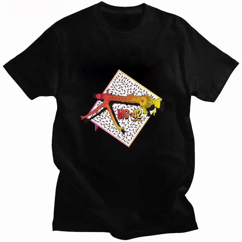 T-shirt col rond homme, streetwear, classique, armée allemande, croix de fer, vintage, unisexe, été