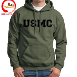 USMC-Sweat à capuche vert militaire, pulls à capuche, pulls de l'armée américaine, sweat à capuche marin, PVD athlétique, sourire