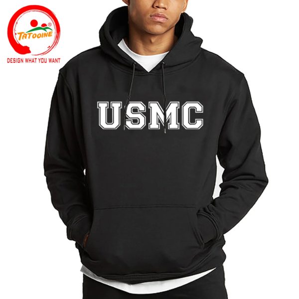 USMC-Sweat à capuche vert militaire, pulls à capuche, pulls de l'armée américaine, sweat à capuche marin, PVD athlétique, sourire – Image 4
