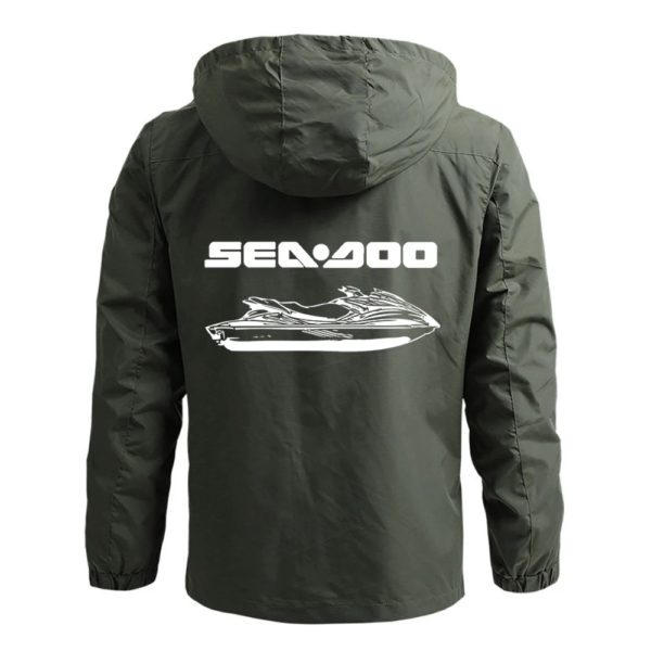 Sea Doo Seadoo-Veste de dehors Imperméable pour Homme, Coupe-Vent, Respirant, à Capuche, Décontracté, Harajuku, Militaire, Nouvelle Collection – Image 6