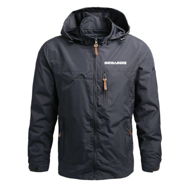 Sea Doo Seadoo-Veste de dehors Imperméable pour Homme, Coupe-Vent, Respirant, à Capuche, Décontracté, Harajuku, Militaire, Nouvelle Collection – Image 2