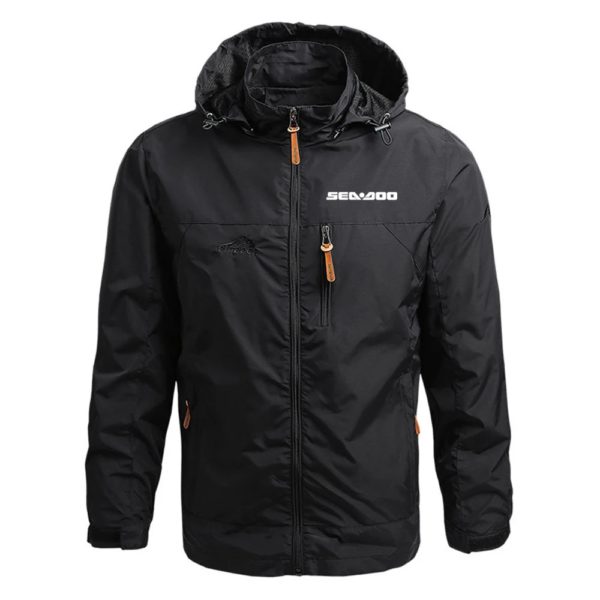 Sea Doo Seadoo-Veste de dehors Imperméable pour Homme, Coupe-Vent, Respirant, à Capuche, Décontracté, Harajuku, Militaire, Nouvelle Collection