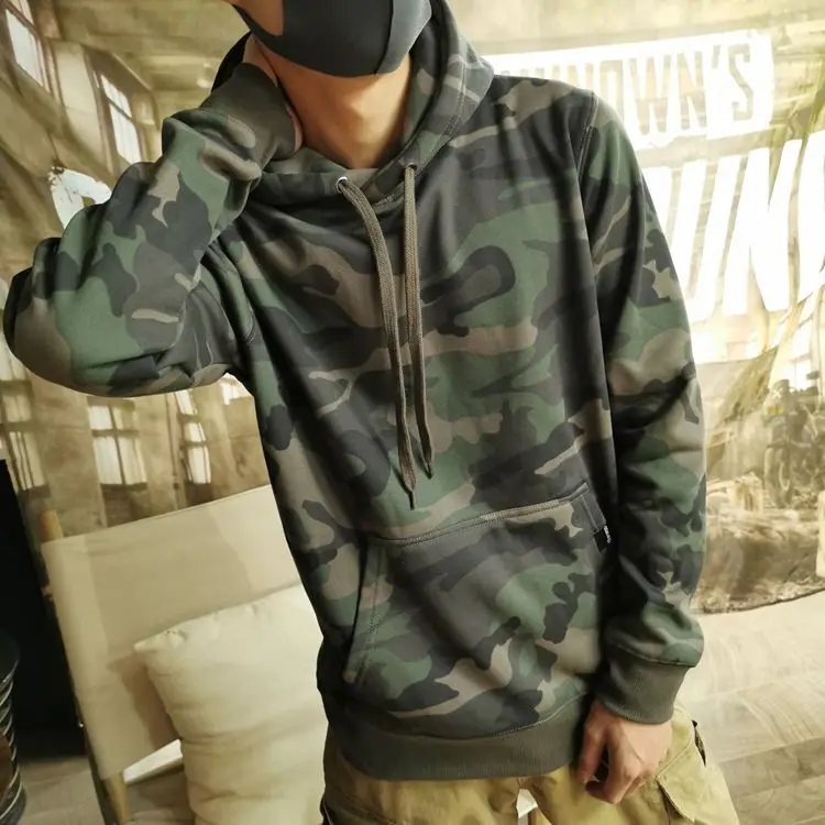 Pull à capuche 2022 coton pour homme, vêtement d'extérieur, style militaire, idéal pour les loisirs, le sport, le printemps et l'automne