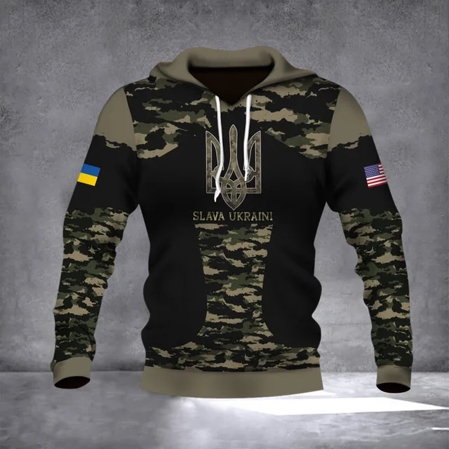 Sweats à capuche College camouflage 3D pour hommes et femmes, pull militaire décontracté, sweat à capuche, vêtements, 21e emblème national, Canada Feel, nouveau Sweats à capuche College camouflage 3D pour hommes et femmes, pull militaire décontracté, sweat à capuche, vêtements, 21e emblème national, Canada Feel, nouveau