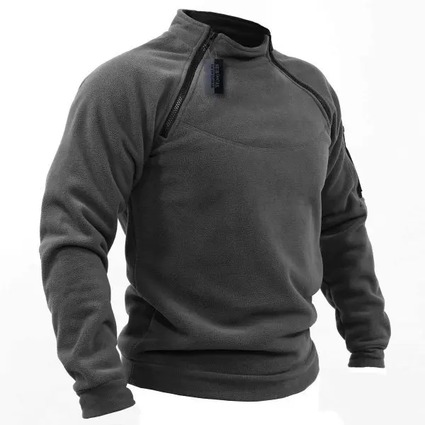 DETTRU-Pull pour Homme Solide, Vêtement d'Extérieur Chaud et Respirant, Streetwear, PVD