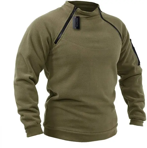 DETTRU-Pull pour Homme Solide, Vêtement d'Extérieur Chaud et Respirant, Streetwear, PVD