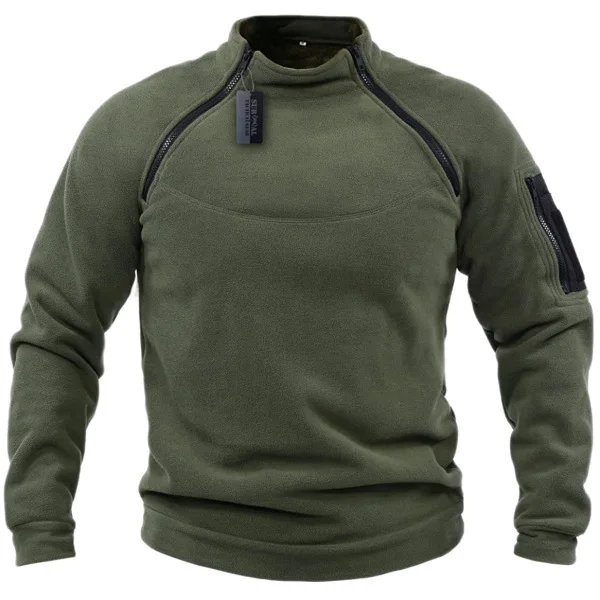 DETTRU-Pull pour Homme Solide, Vêtement d'Extérieur Chaud et Respirant, Streetwear, PVD