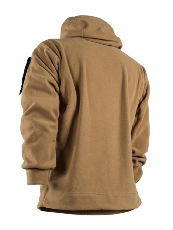 DulPolar-Vestes de randonnée chaudes pour hommes, Smile militaire, Coupe-vent, Pull à capuche, Épais, Thermostatique, Sports de plein air, US – Image 4