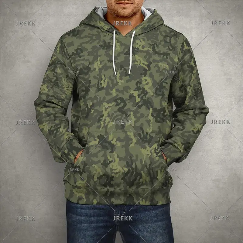 CamSolomon-Sweat à capuche imprimé 3D de l'armée pour hommes, sweats à capuche PVD graphiques militaires, pulls streetwear décontractés, mode vétéran, Y
