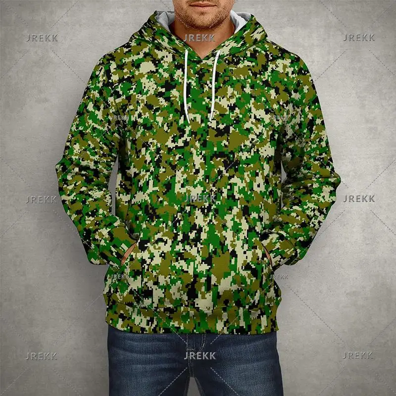 CamSolomon-Sweat à capuche imprimé 3D de l'armée pour hommes, sweats à capuche PVD graphiques militaires, pulls streetwear décontractés, mode vétéran, Y