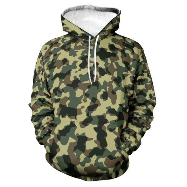 CamSolomon-Sweat à capuche imprimé 3D de l'armée pour hommes, sweats à capuche PVD graphiques militaires, pulls streetwear décontractés, mode vétéran, Y