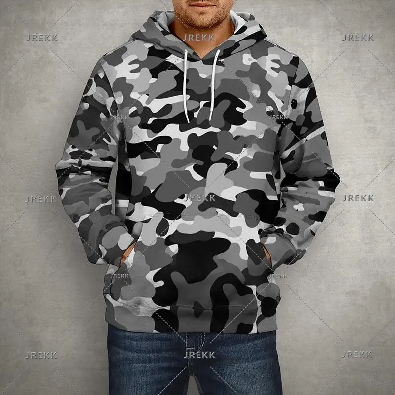 CamSolomon-Sweat à capuche imprimé 3D de l'armée pour hommes, sweats à capuche PVD graphiques militaires, pulls streetwear décontractés, mode vétéran, Y