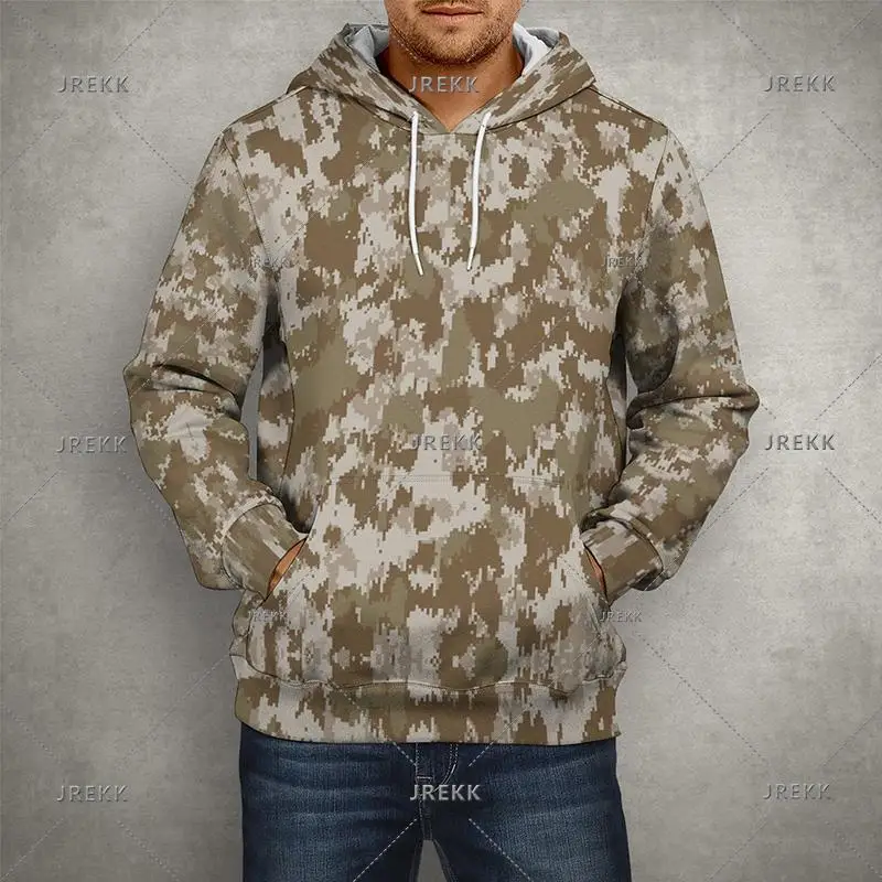 CamSolomon-Sweat à capuche imprimé 3D de l'armée pour hommes, sweats à capuche PVD graphiques militaires, pulls streetwear décontractés, mode vétéran, Y