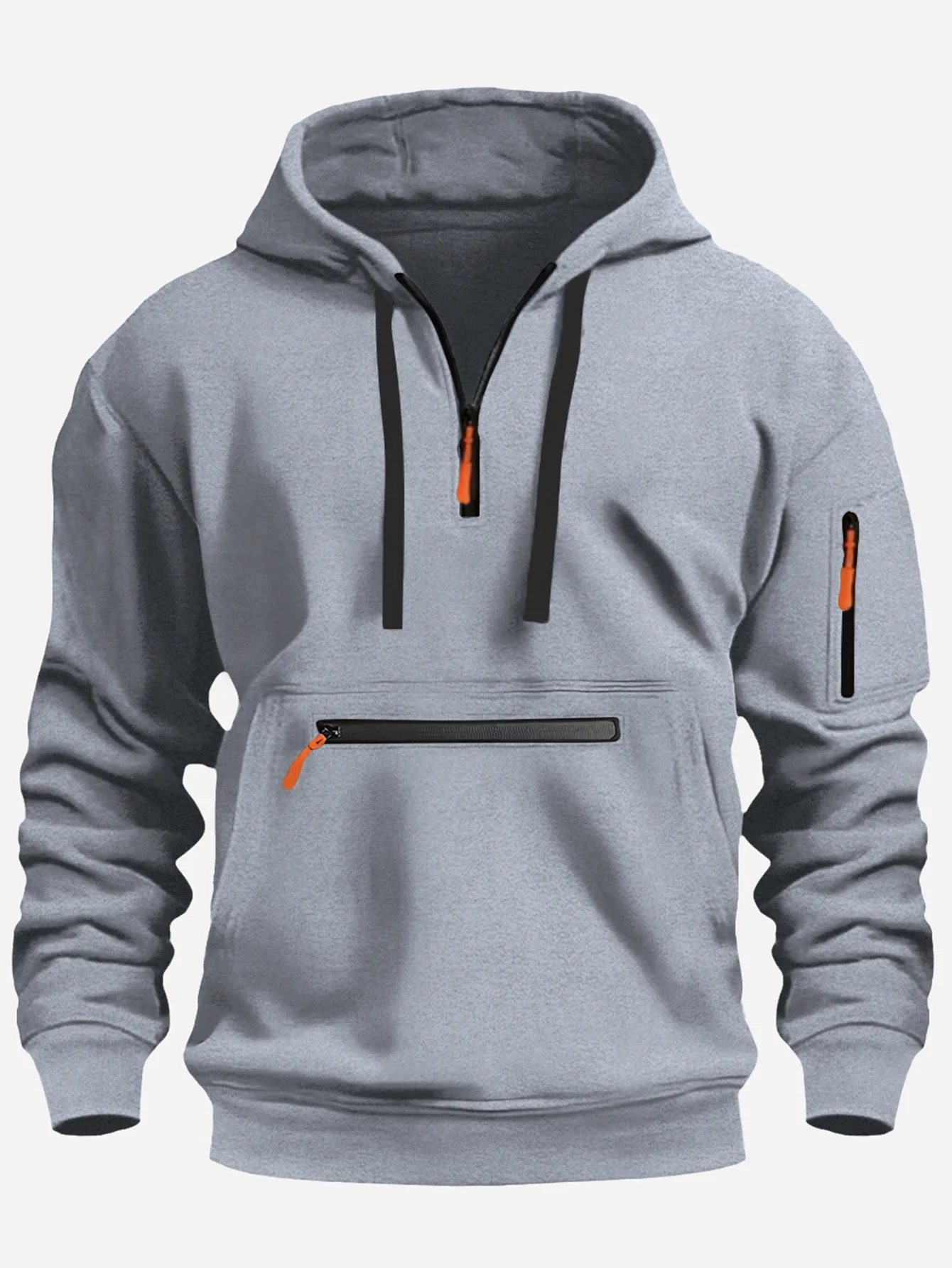 Sweat-shirt militaire Smile pour hommes, Streetwear d'hiver, Fermeture éclair, Pull, Mode, Solide, Document, adt Lamb Optics, Veste, Vêtements pour hommes