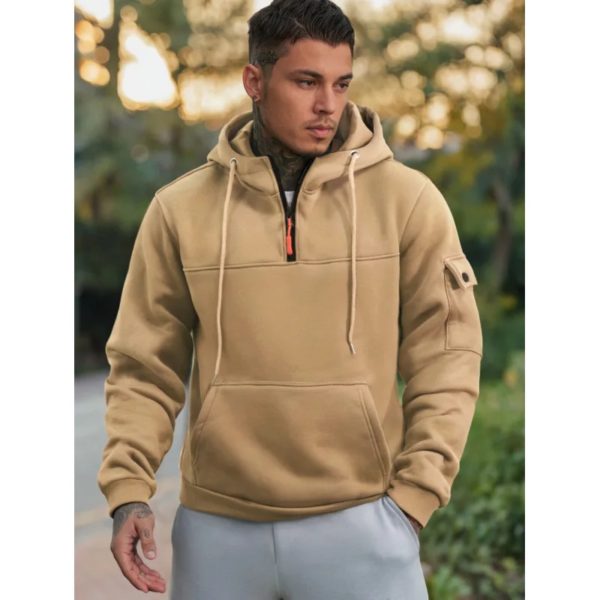 Sweat-shirt militaire Smile pour hommes, Streetwear d'hiver, Fermeture éclair, Pull, Mode, Solide, Document, adt Lamb Optics, Veste, Vêtements pour hommes