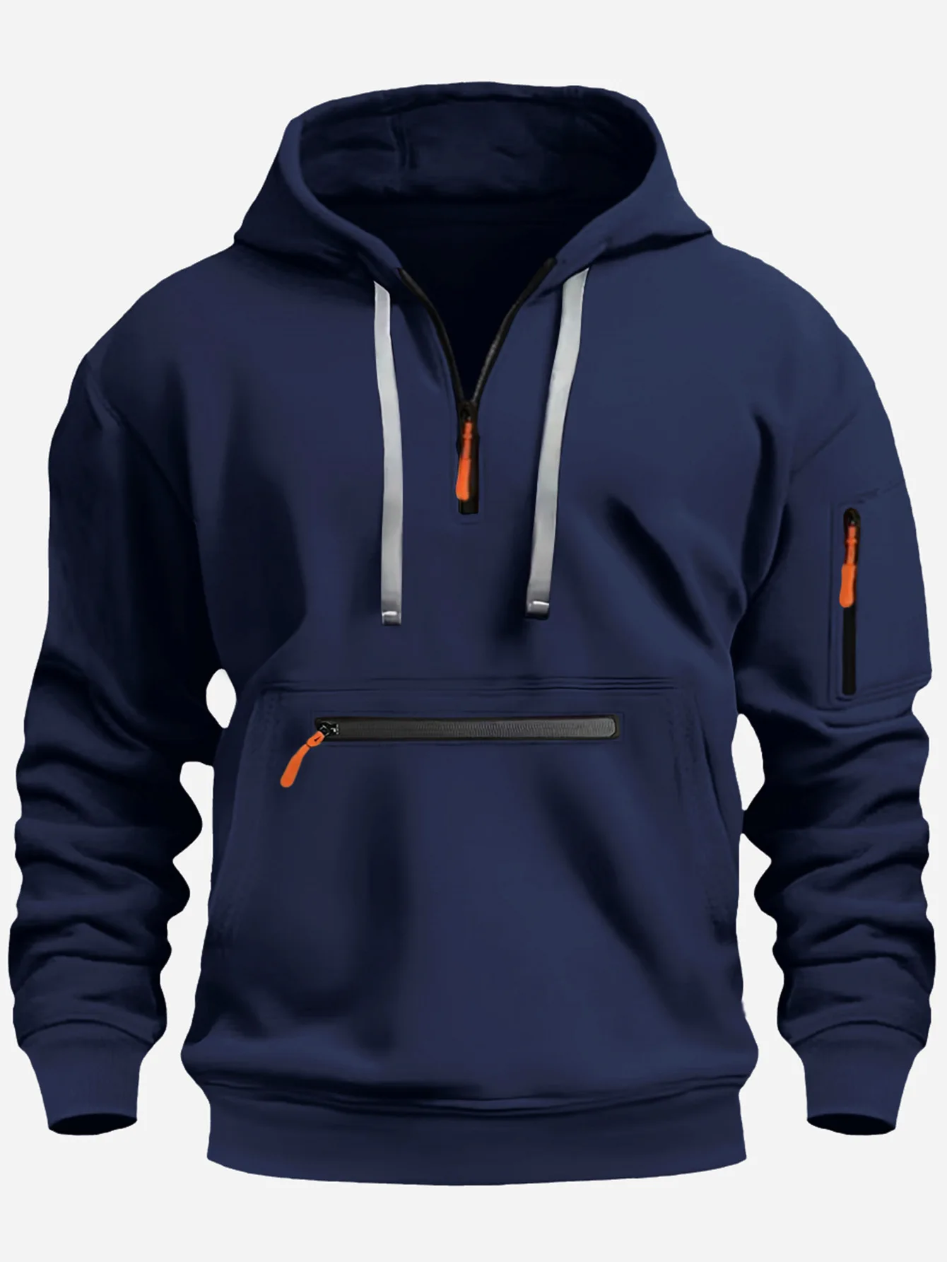 Sweat-shirt militaire Smile pour hommes, Streetwear d'hiver, Fermeture éclair, Pull, Mode, Solide, Document, adt Lamb Optics, Veste, Vêtements pour hommes