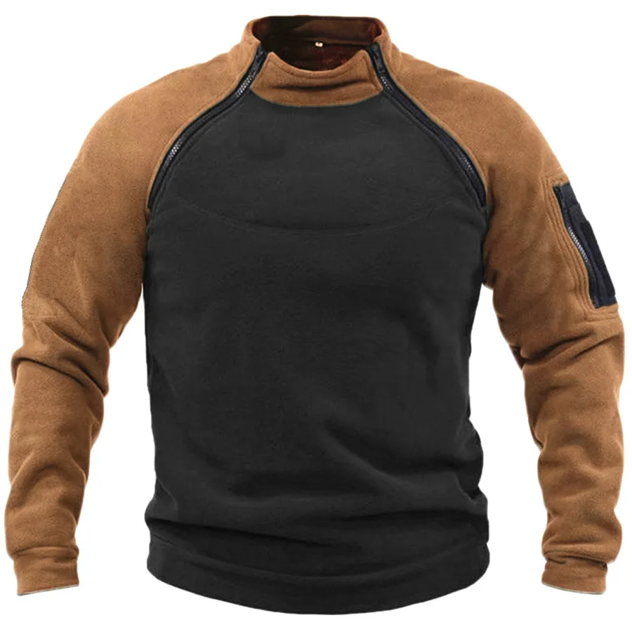 Sweat à capuche militaire vert armée pour homme, sweat à capuche camouflage, sweat à capuche épais, Hip Hop Streetwear, PVD, taille américaine, automne, 2024