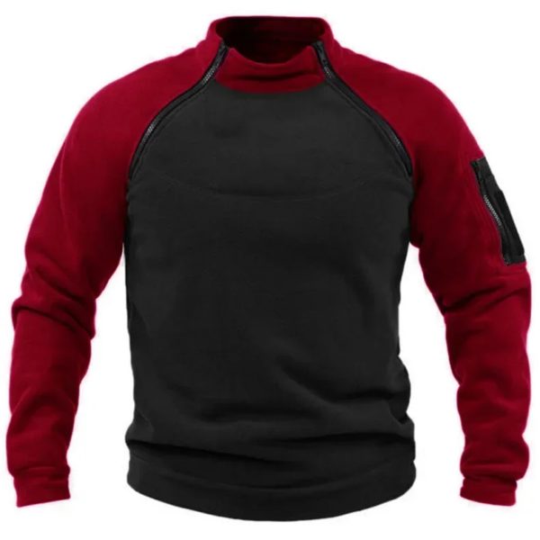 Sweat à capuche militaire vert armée pour homme, sweat à capuche camouflage, sweat à capuche épais, Hip Hop Streetwear, PVD, taille américaine, automne, 2024 – Image 2