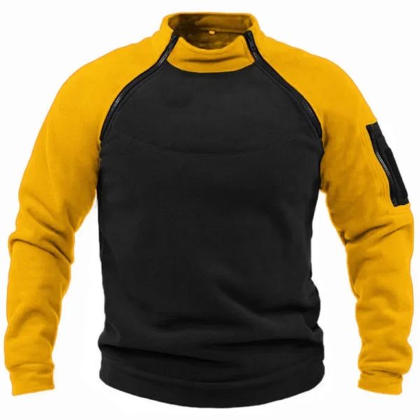 Sweat à capuche militaire vert armée pour homme, sweat à capuche camouflage, sweat à capuche épais, Hip Hop Streetwear, PVD, taille américaine, automne, 2024 – Image 3