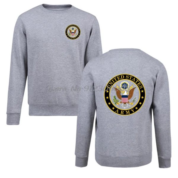 Sweat à capuche de l'armée américaine pour hommes, vêtements de sport unisexes, pull en molleton, Hip Hop Harajuku Streetwear, offre spéciale – Image 2