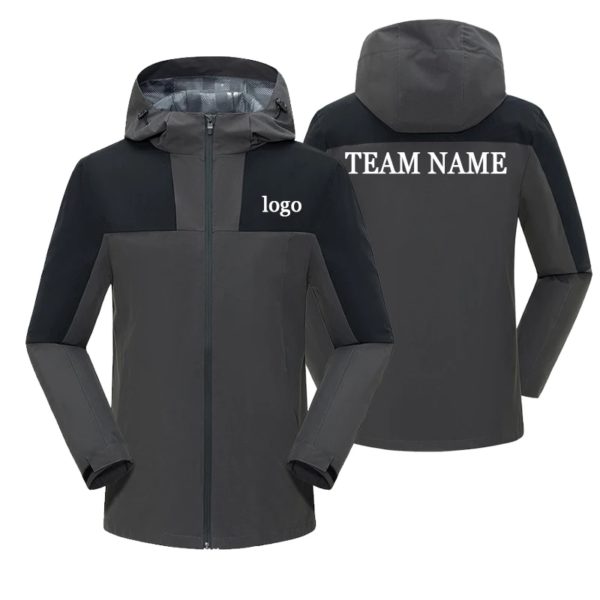 Vestes militaires légères et fines avec logo personnalisé pour hommes, manteau de pilote imperméable, sweat à capuche, vêtements de l'armée de chasse