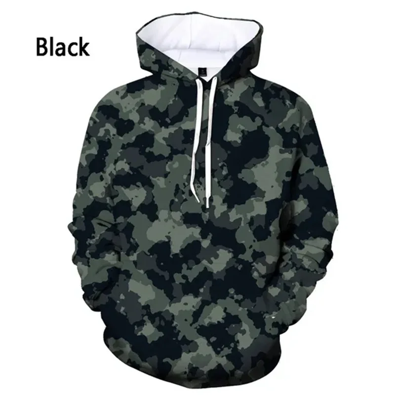CamSolomon-Sweats à capuche College 3D pour hommes et enfants, Survêtements militaires, Streetwear unisexe, Vestes d'hiver à capuche, PVD, Mode